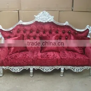 European Style Carved Chaise Sofa XY2812 thumbnail-1