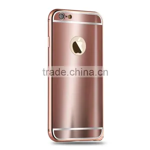 XNE 24K Plated Metal Hard Bumper Case for IPhone 6s 2in1 Luxury High Quality PC 360degree Full Back Cover for IPhone 6 4.7 thumbnail-5