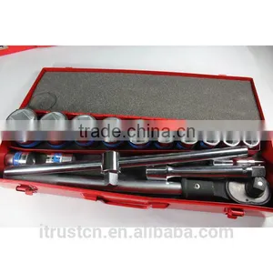16PCS 3/4" Metal Box Socket Set 5516AAM-A KING TOOLS Professional Auto Repair thumbnail-1