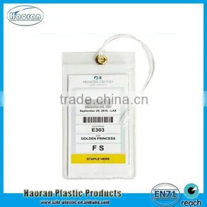 Cheap Clear PVC Luggage Cruise Tags Factory Supply Quality Choice thumbnail-5
