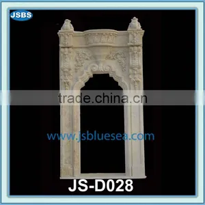 Yellow Travertine Door Entrance thumbnail-1