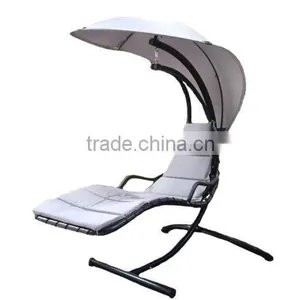 Hot Selling KD Design Metal Stand Helicopter Canopy Outdoor Swingasan Chair thumbnail-1