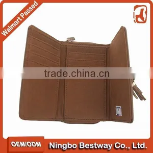 Fashion Leather Teen Wallets/Faux Leather Travel Wallet /Cheap Wallets for Girls thumbnail-3