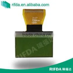 128x64 COG LCD Module, STN Dot-matrix LCD Module, Yellow Green LCD thumbnail-1