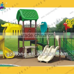 Commercial Plastic Kids Outdoor Jungle Gym 7-23k thumbnail-1