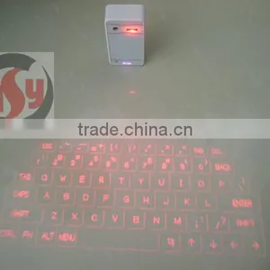 Wireless Bluetooth Laser Projection Virtual Keyboard English Ultra Portable Mini Keyboard For Lenovo Iphone Huawei thumbnail-2