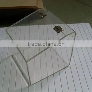 Clear Acrylic Display Box With Metal Hinged thumbnail-1