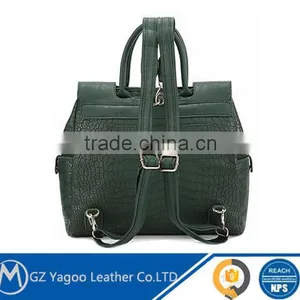 Girl's Fashion Leather Backpack Korea Style Backpack thumbnail-3
