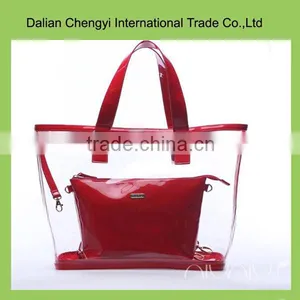 Women Handbag New Design PVC Tote Color Bags Handbags Big Capacity thumbnail-1