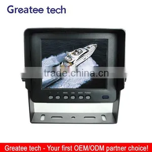 Factory Best 5 Inch Waterproof LCD Digital Car Monitor With 2CH for Fire Truck thumbnail-1