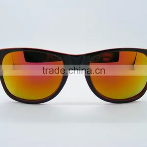 Taizhou Duqiao Factory Gold Mirror Lenses Sunglasses WithPC Farme thumbnail-1