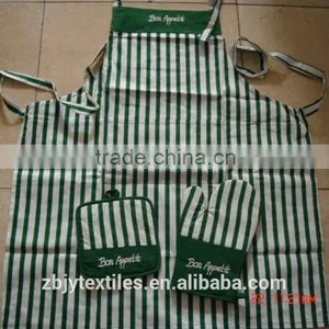 Popular Kitchen Set 100% Cotton Twill Apron,oven Mitt ,tea Towel and Oven Glove-40 thumbnail-6