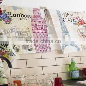 2015 New Fashion Cotton /linen Tea Towels for Home Decoration ,cheap Promotional Gift in High Quality London Street-34 thumbnail-1