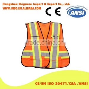 YELLOW High Visibility Glow in Dark Separable Detachable Shoulder Waist Vest thumbnail-3