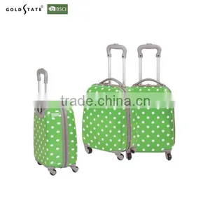 2016 Newest Cartoon Dot Green Trolley Luggage With Lock thumbnail-1
