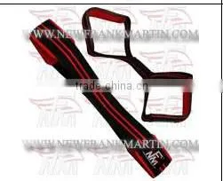 Black & Red Durable Power Weightlifting Straps Made of High Quality 100% Cotton Material, FM-996 Cs-12 thumbnail-1