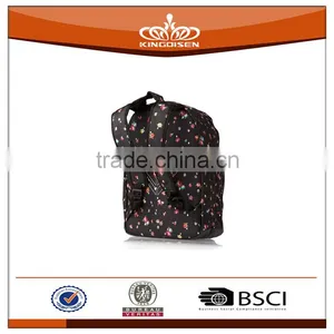 Elegant Floral Print Leisure Backpack thumbnail-2