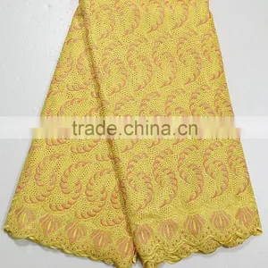 Best Quality Swiss Lace Big Heavy African Voile Lace for Family Party Dress thumbnail-4
