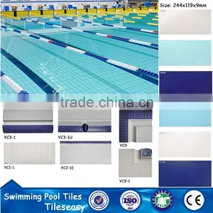 Italian Cheap Anti Skid Cobalt Blue Ceramic Tiles for Pools thumbnail-1