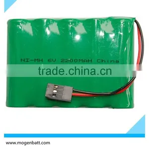 Nimh Battery 6 V AA 2200mAh NiMH Battery Pack Ni-Mh Aa 2200Mah 6V Battery Pack thumbnail-1