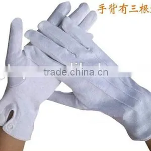 White Cotton Hand Gloves thumbnail-1