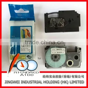 Tape Cartridge for Label Printer XR-9YW Black on Yellow 9mm Compatible Casio EZ Label Printer Tape thumbnail-3