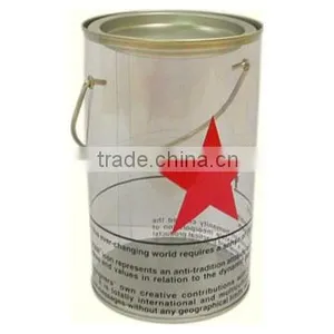 Clear Round PVC Cookie Tin Box thumbnail-1