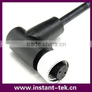 INST 3 Pin M12 Male Female 5amp Cable Connector thumbnail-3
