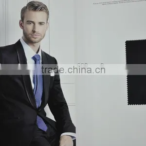 Filarte Super130 High Quality Italian Design Worsted Wool Men's Suiting Fabric in Stock thumbnail-1