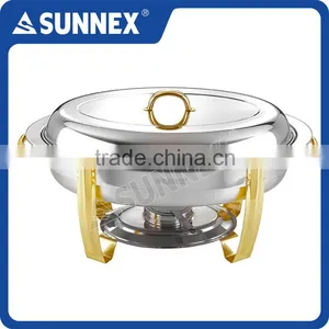 Sunnex Professional Regal Range Oval Chafing Dish Set / Buffet Chafer, 5.5ltr. thumbnail-6