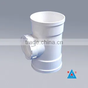 Factory Price PVC Pipe Fitting Plastic Product Pvc Reducing Tee thumbnail-4