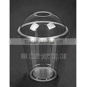 12oz PET Cold Drink Cup With Lid and Straws thumbnail-1
