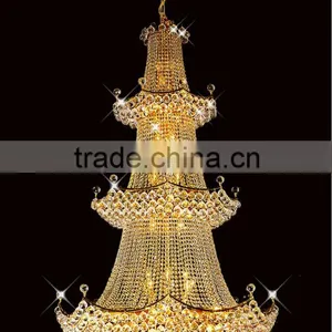 Elegant Modern Crystal Big Chandelier thumbnail-1
