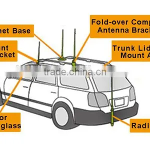 KINNOTA BMW58 5m SO239 YELLOW Magnetic ANTENNA BASE For Car Mobile Radio,KINNOTA BMW58 thumbnail-1