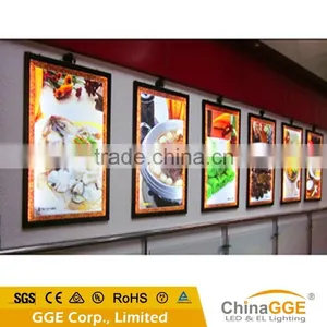 Wall Mounted Small Photography Super Slim Advertising Led Light Box Display Illuminated Advertising Boards Sign thumbnail-3