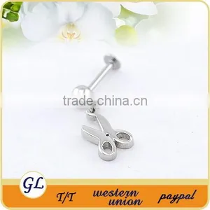 Scissors Logo Labret Body Piercing Jewelry thumbnail-1