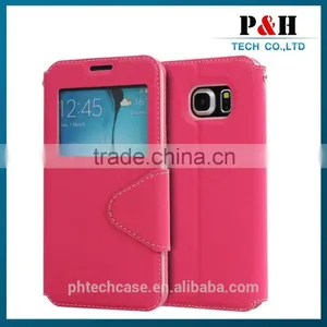 Standable Leather Case for Lenovo S820 thumbnail-3