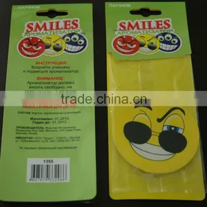 Lovely Smile Face----professional Production Car Air Freshener thumbnail-1
