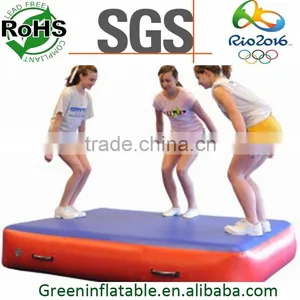 Blue Inflatable Air Matt for Gymnastics Tumbling thumbnail-1