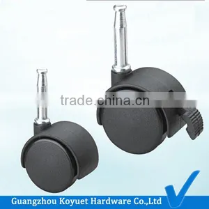 Pro Wholesale Free Sample Cheap Nylon Long Plunger Heavy Duty Scaffold Caster Wheel With Brake thumbnail-1