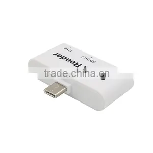 Type-C 3 in 1 Multifunction Memory Card Reader Adapter USB/TF/SD for Macbook Card Reader USB Flash Drives thumbnail-5