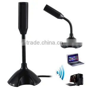 Portable Studio Speech Mini USB Microphone Stand Mic With Holder For Microfono Computer Microphones For PC Laptop thumbnail-1