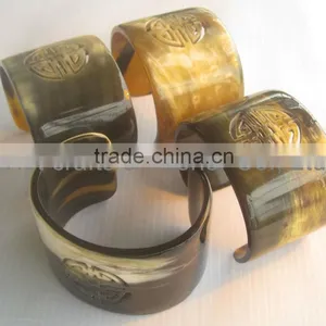 Horn Bangle, Horn Bracelet, Horn Jewelry - Buffalo Horn thumbnail-1