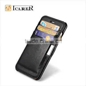 Genuine Leather Wallet Case For Apple IPhone 6 / Plus,Flip Leather Case For IPhone6 With Card Slot thumbnail-1