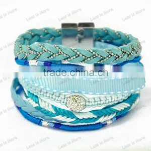 Brazilian Style Bohemian Bead Bracelet Jewelry With Magnetic Locked thumbnail-1