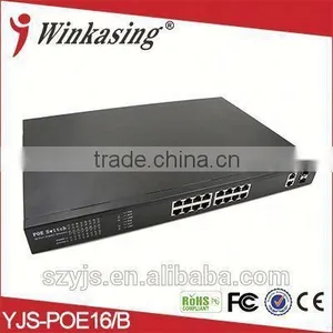 Power Supplyer 16 Ports Gigabit POE Switch Hight Speed 48v thumbnail-1