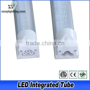 60W 6500k Stripe Lens 8ft ETL Integrated Tube thumbnail-1