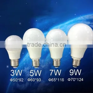 Free Sample!!! 3w 5w 7w 9w 12w LED Bulb Lamp B22 E27 LED Light Bulb/ LED Bulb E27 thumbnail-2
