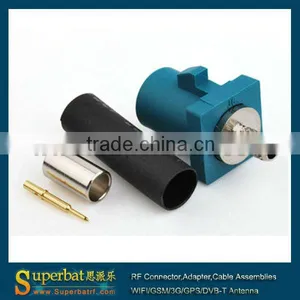 Fakra Crimp Plug Connector Waterblue /5021 Neutral Fakra Female thumbnail-1