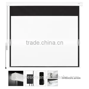 Luxury Motorized Projection Screen for Home Cinema/office/projector Screen 100'' 120'' thumbnail-5